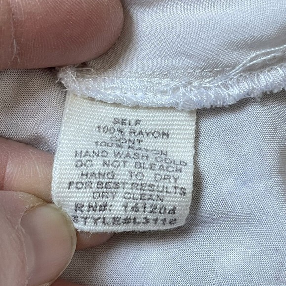 Hem & Thread Boho Mini Dress Smocked Back Size Large Lined Paisley Sundress - Picture 13 of 14